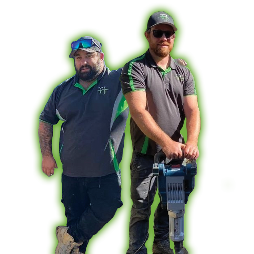 The professional and friendly team of landscapers at T&J Ryan Landscaping in Sydney, ready to transform outdoor spaces in the Inner West, North Shore, Northern Beaches, and the Hills District